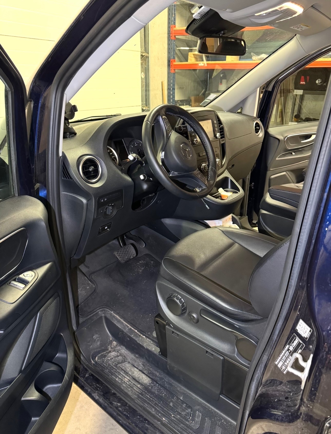Avant nettoyage intérieur Mercedes
